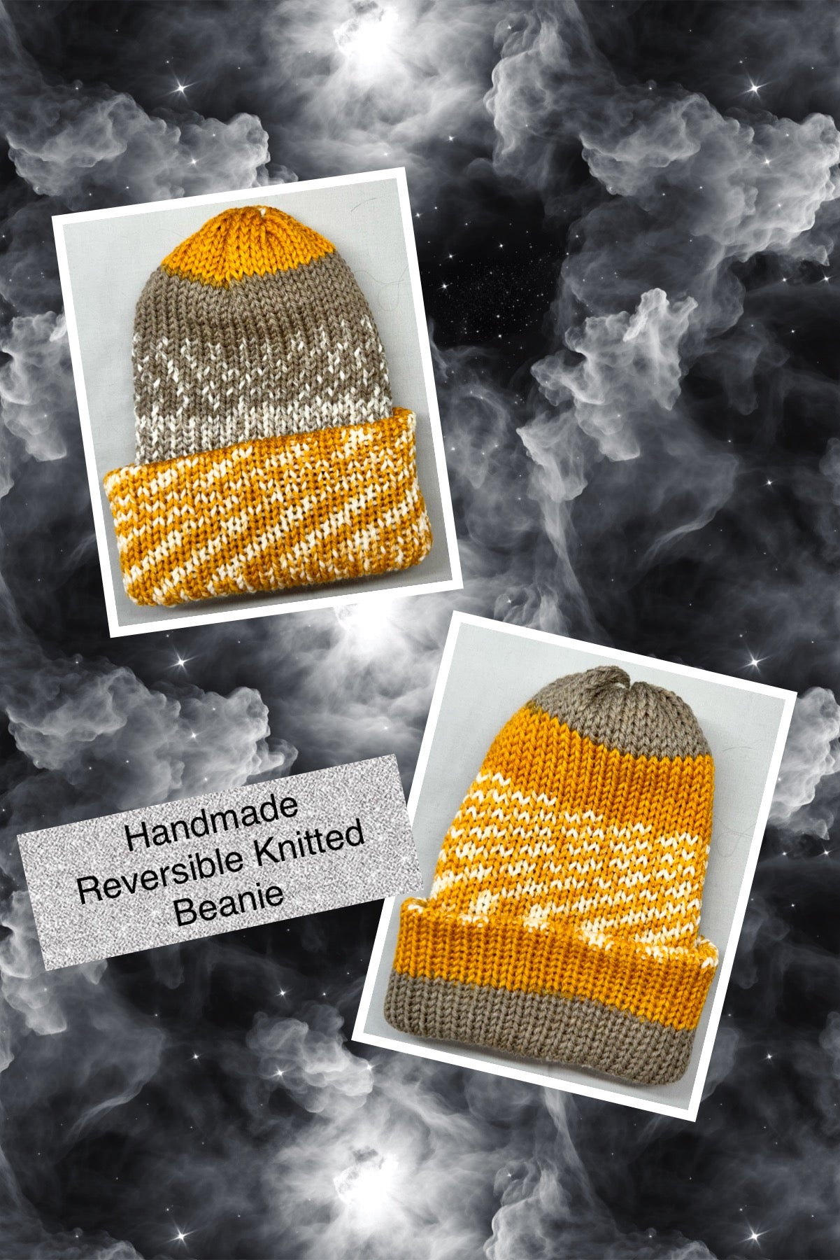 Reversible Knitted Beanie