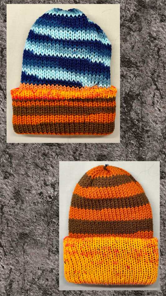 Reversible Knitted Beanie