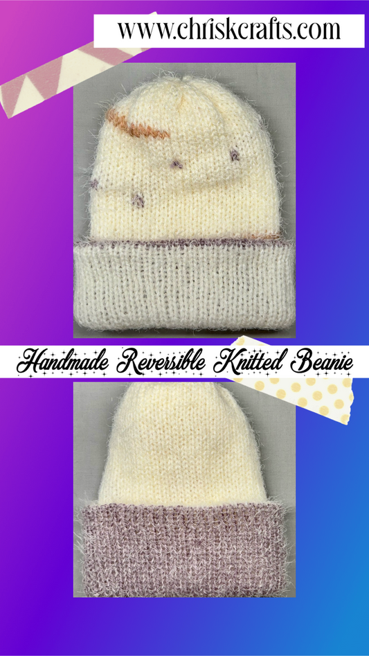 Reversible Knitted Beanie