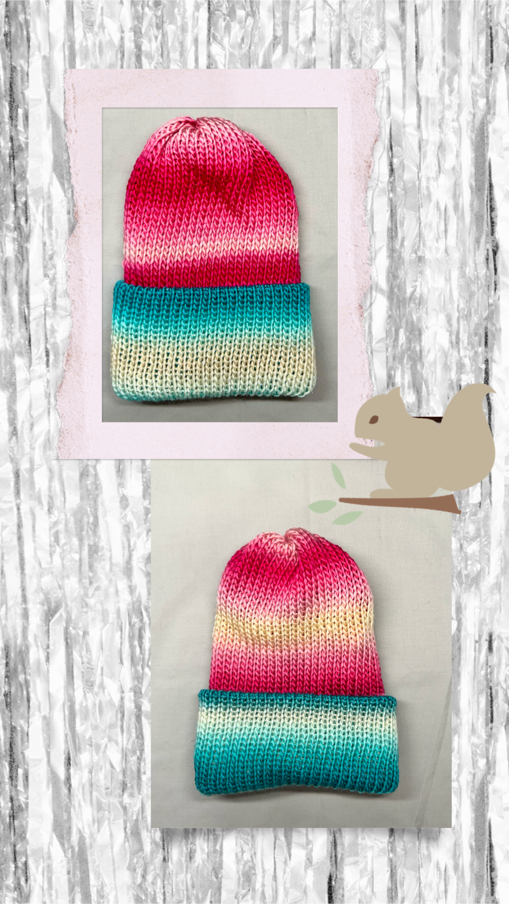 Reversible Knitted Beanie