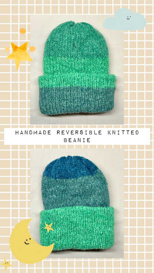 Reversible Knitted Beanie