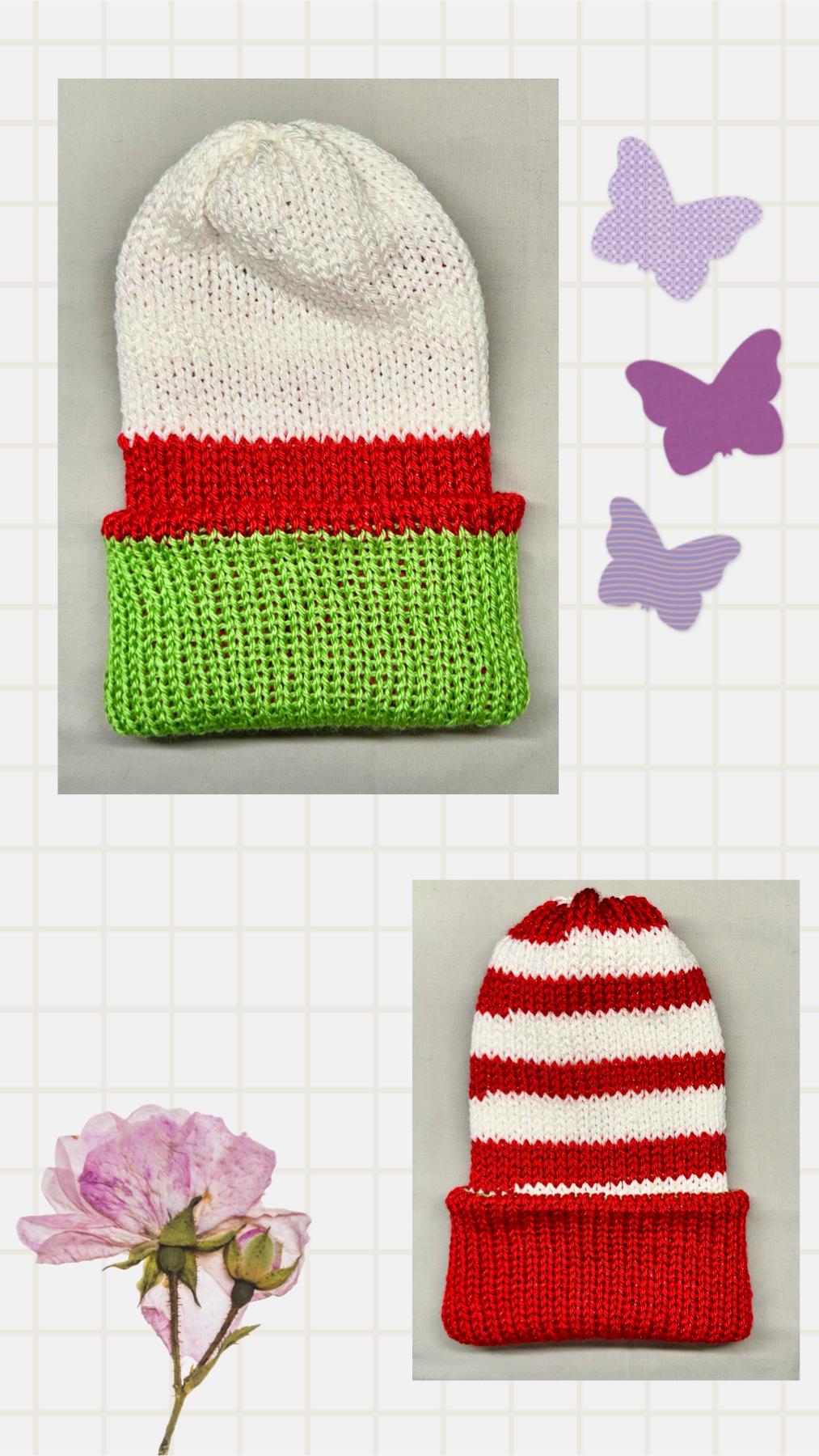 Reversible Knitted Beanie