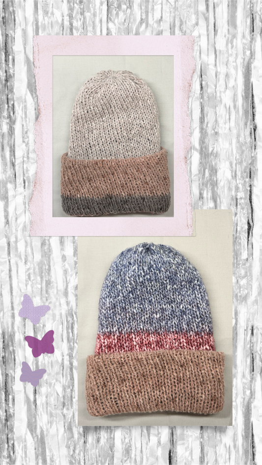 Reversible Knitted Beanie