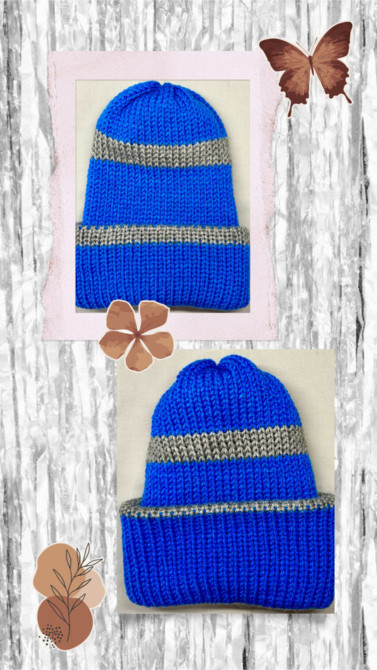 Reversible Knitted Beanie