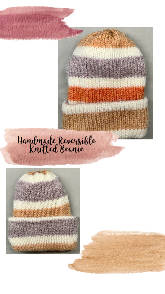 Reversible Knitted Beanie