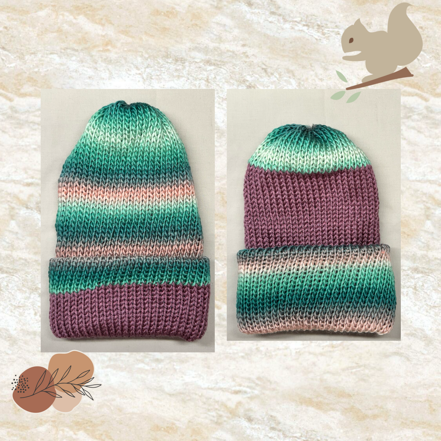 Reversible Knitted Beanie