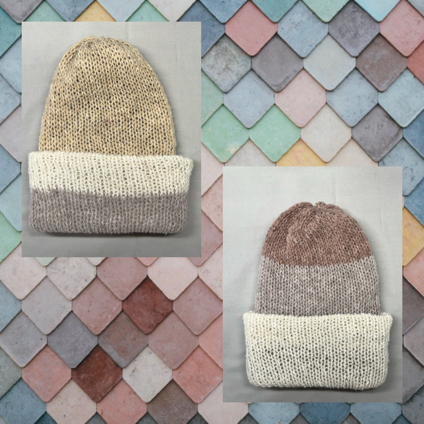 Reversible Knitted Beanie