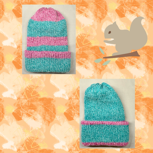 Reversible Knitted Beanie