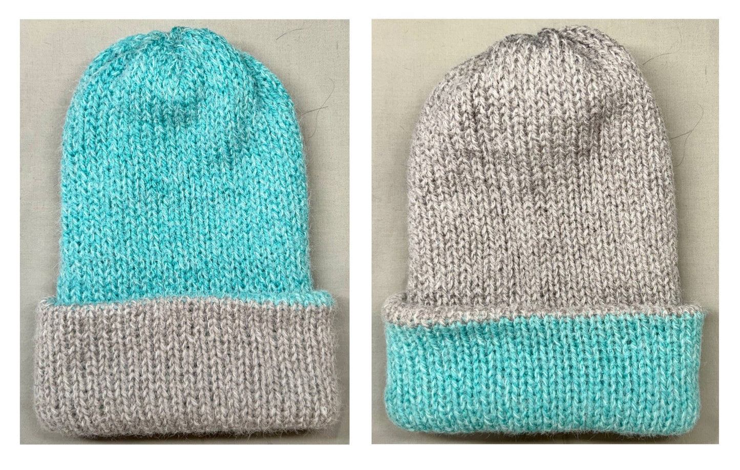 Reversible Knitted Beanie